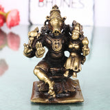 Brass Lakshmi Narasimha Idol