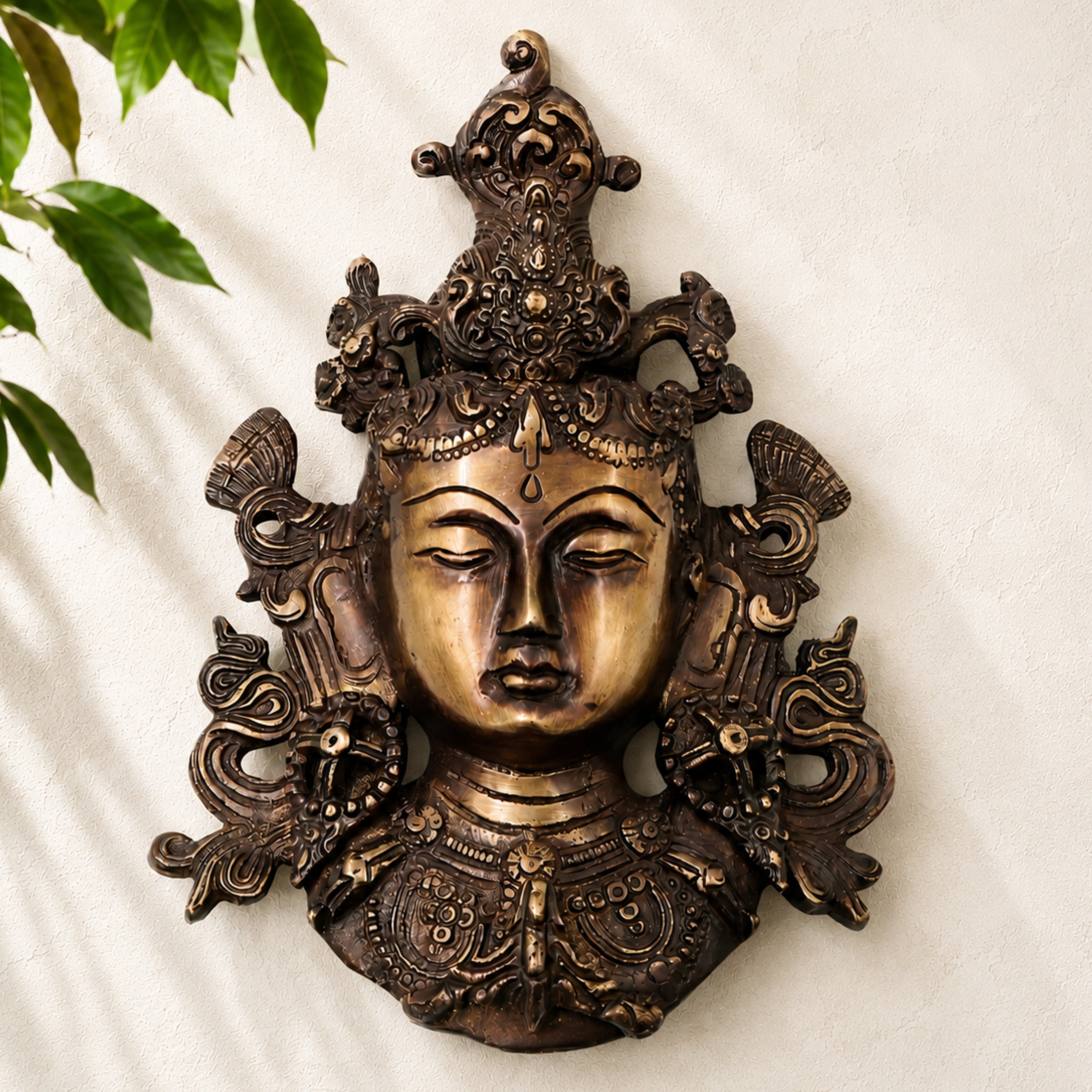  Brass Tara Mask