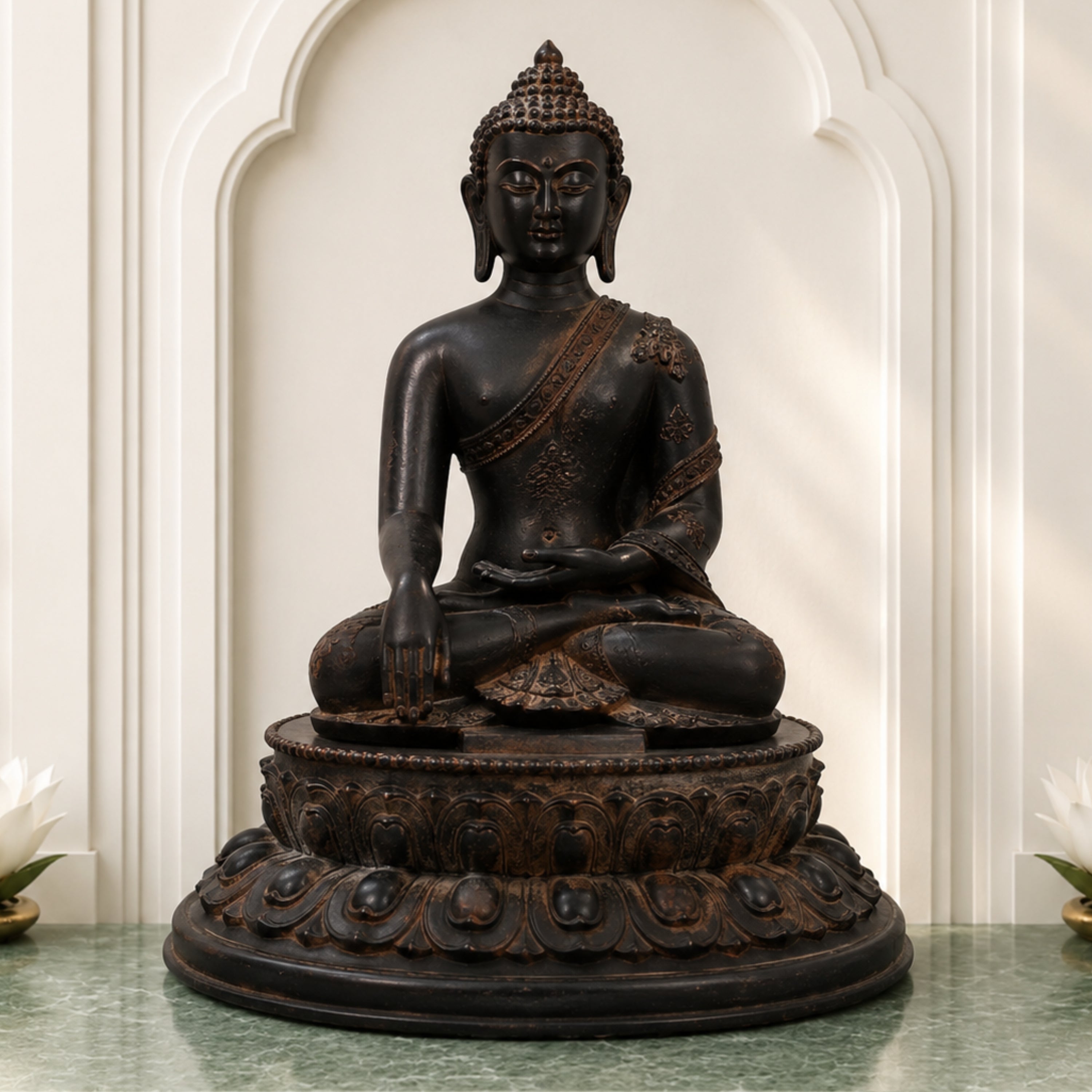 Brass Buddha Idol