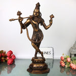 Brass Krishna Idol,