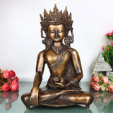 Brass Crown Buddha