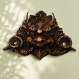 Brass Bhairav Face Wall