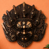 Brass Kala Bhairava Face