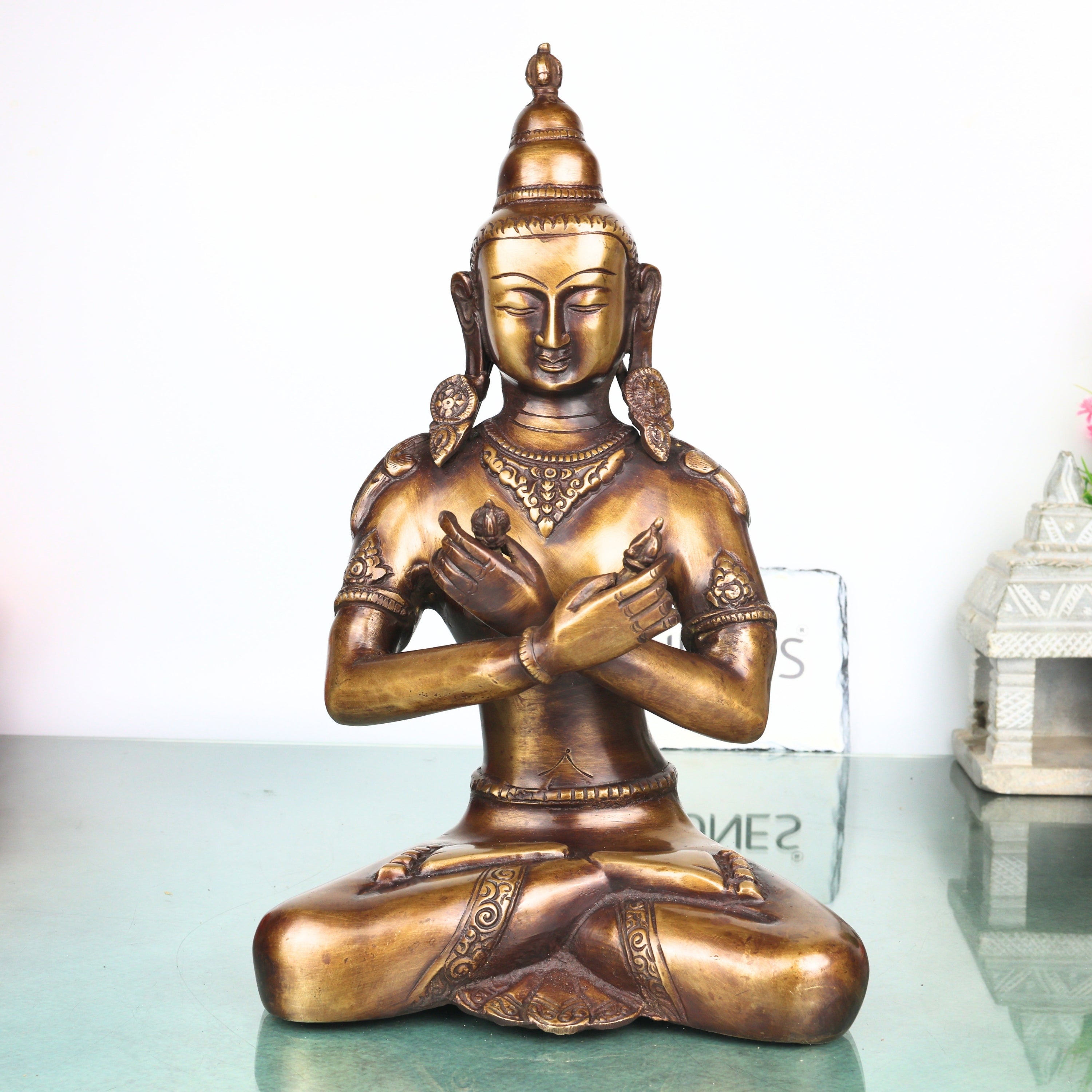 Brass Vajrasattva Idol
