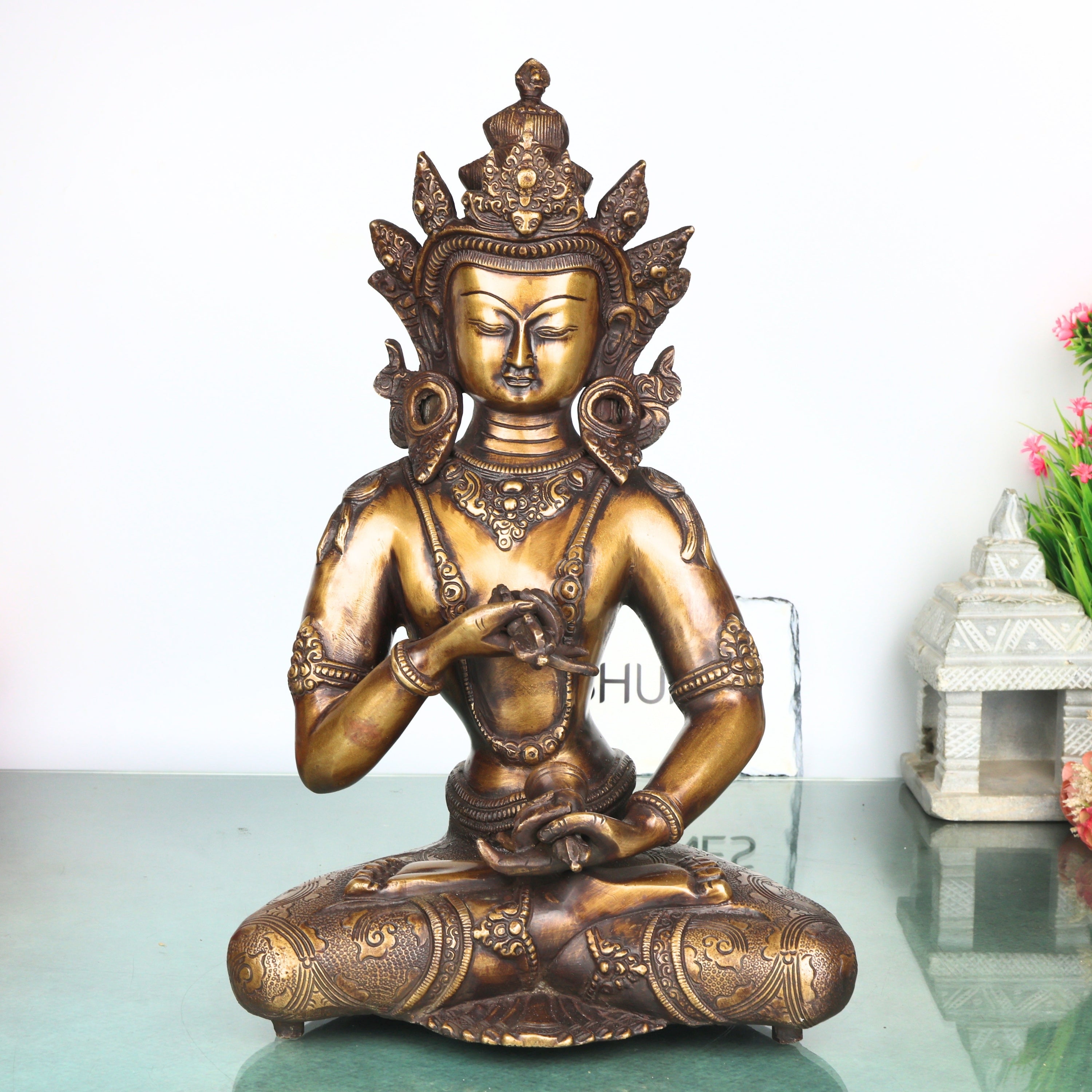  Brass Vajrasattva Sculpture 