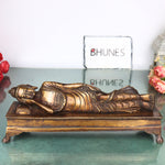 Brass Sleeping Buddha Idol