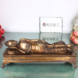 Brass Sleeping Buddha Idol