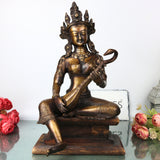 Brass Saraswati Idol