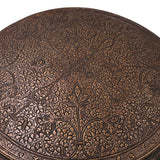 Brass Chowki Peetham, Handcrafted Murti Vigraha Pedestal for Pooja, Temple Decor & Gifting , Gold, 4.5 Inch, 1 Piece