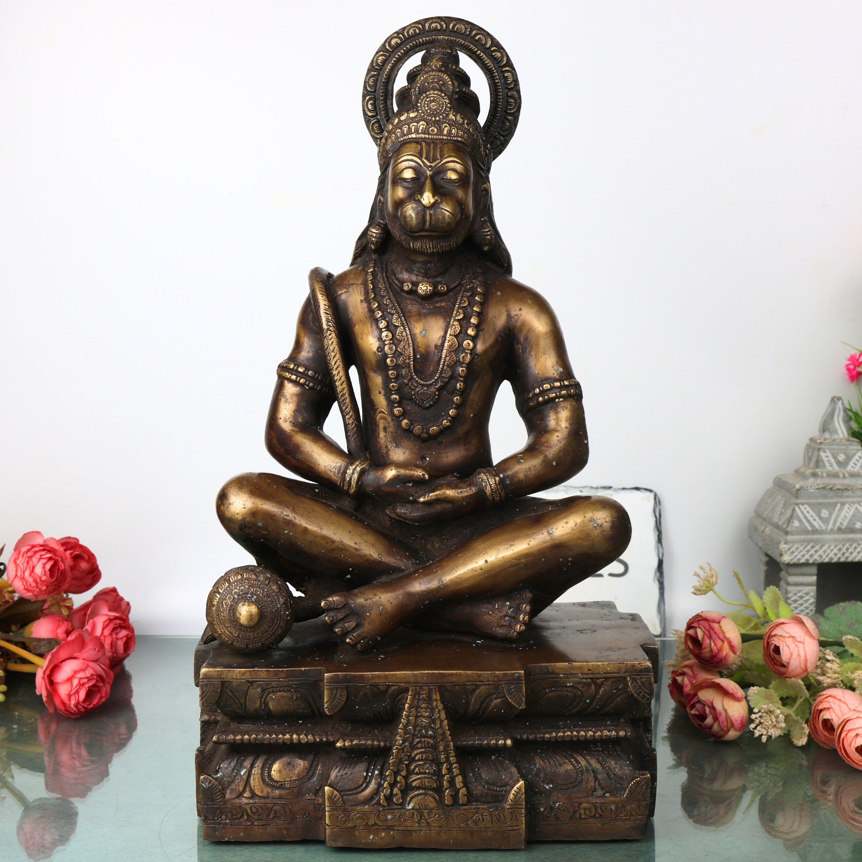 Brass Hanuman Idol