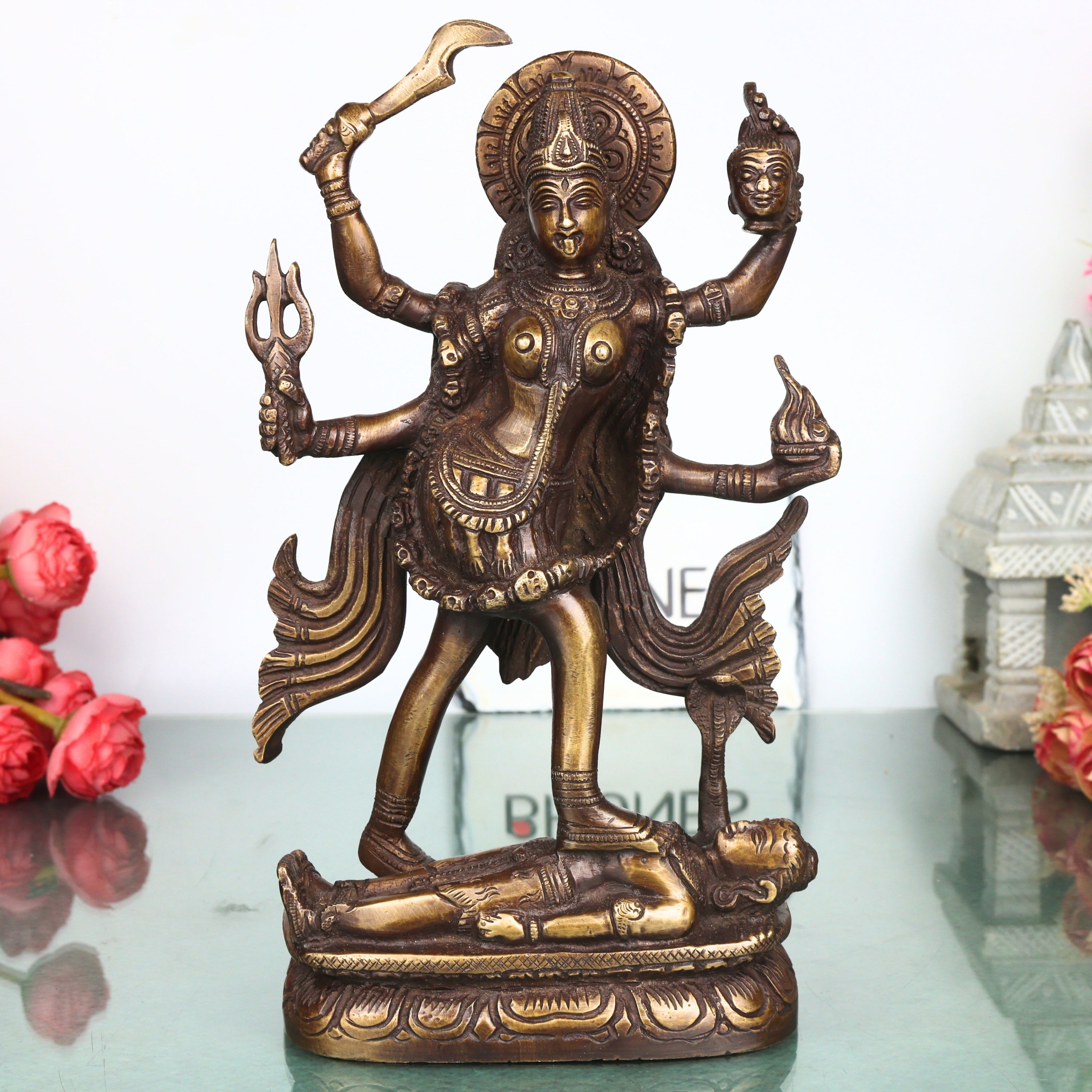 Brass Kali Idol