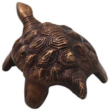Brass Kurma Avatar Handcrafted Tortoise Idol for Vastu Pooja, Spiritual Home Decor, Traditional Gift Statue, Gold, 2 Inch, 1 Piece