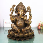 Brass Ganesha Idol