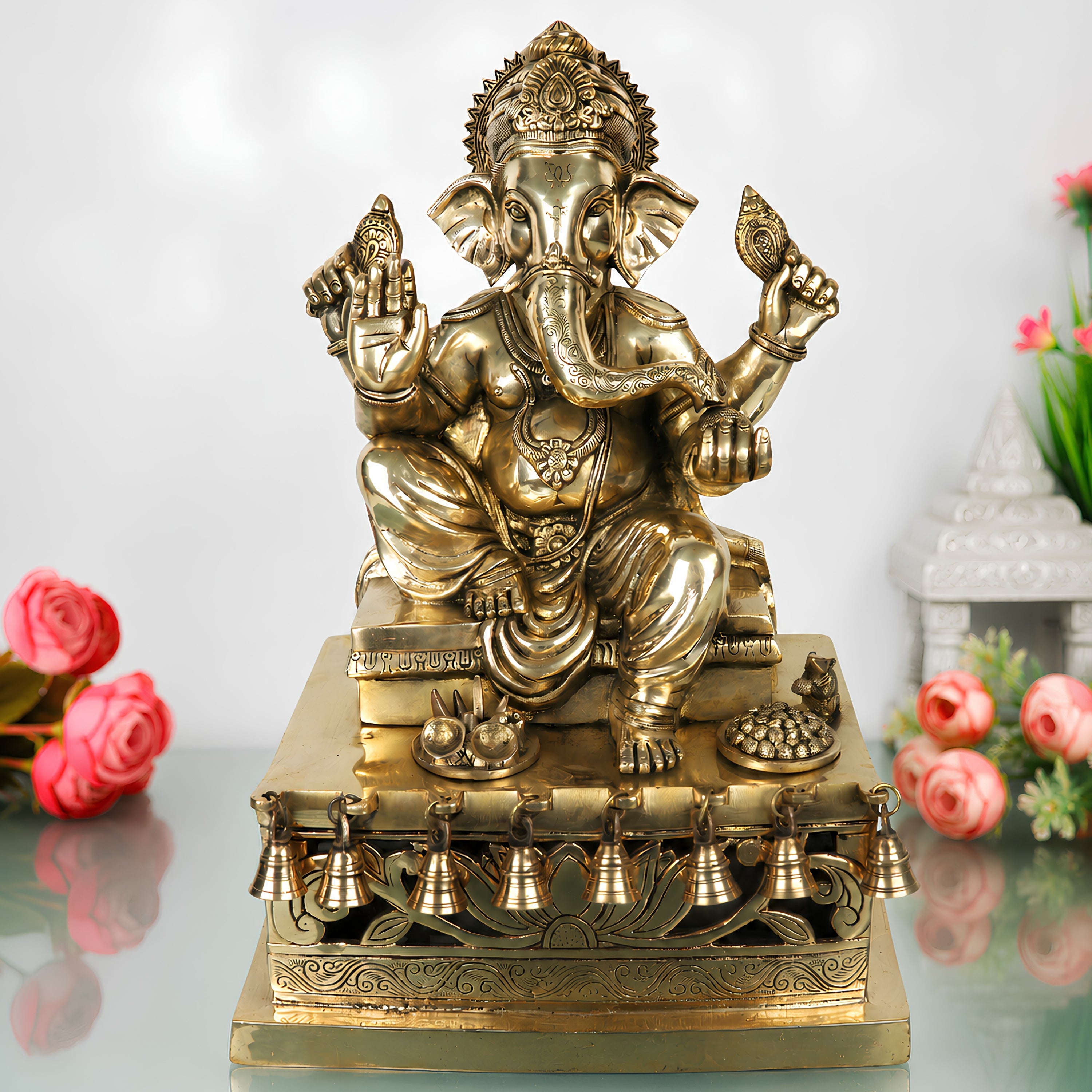 Brass Ganesh Ganapati Vinayaka Idol