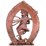 Copper Kurukulla Devi Idol Handcrafted Murti for Pooja, Meditation, Buddhist Altar, Home Decor & Gifting, Brown, 5.5 Inch, 1 Piece