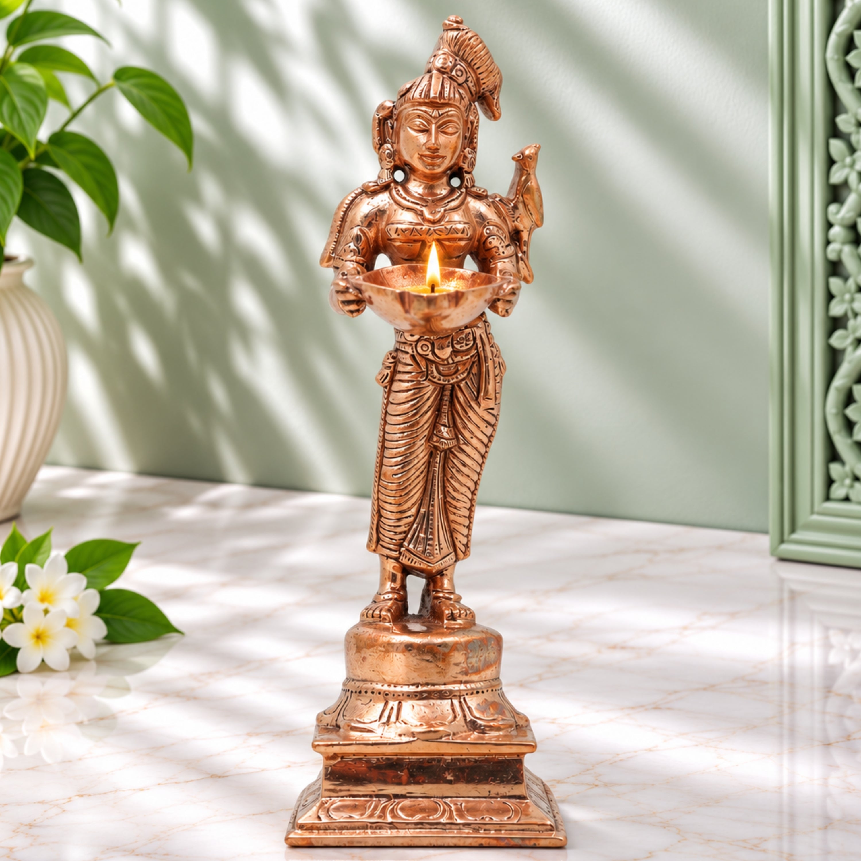 Bronze Deepalakshmi