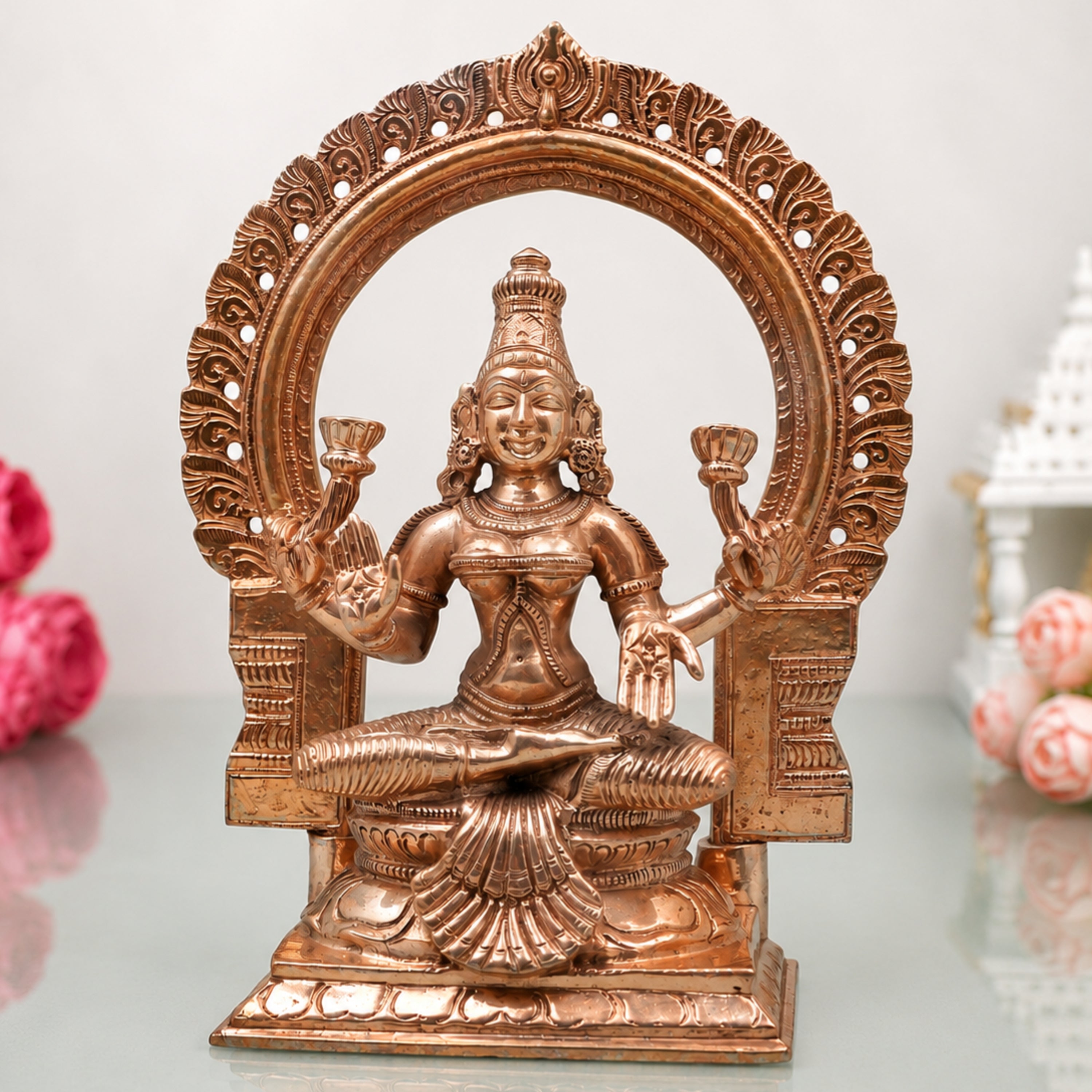 Bronze Lakshmi Idol