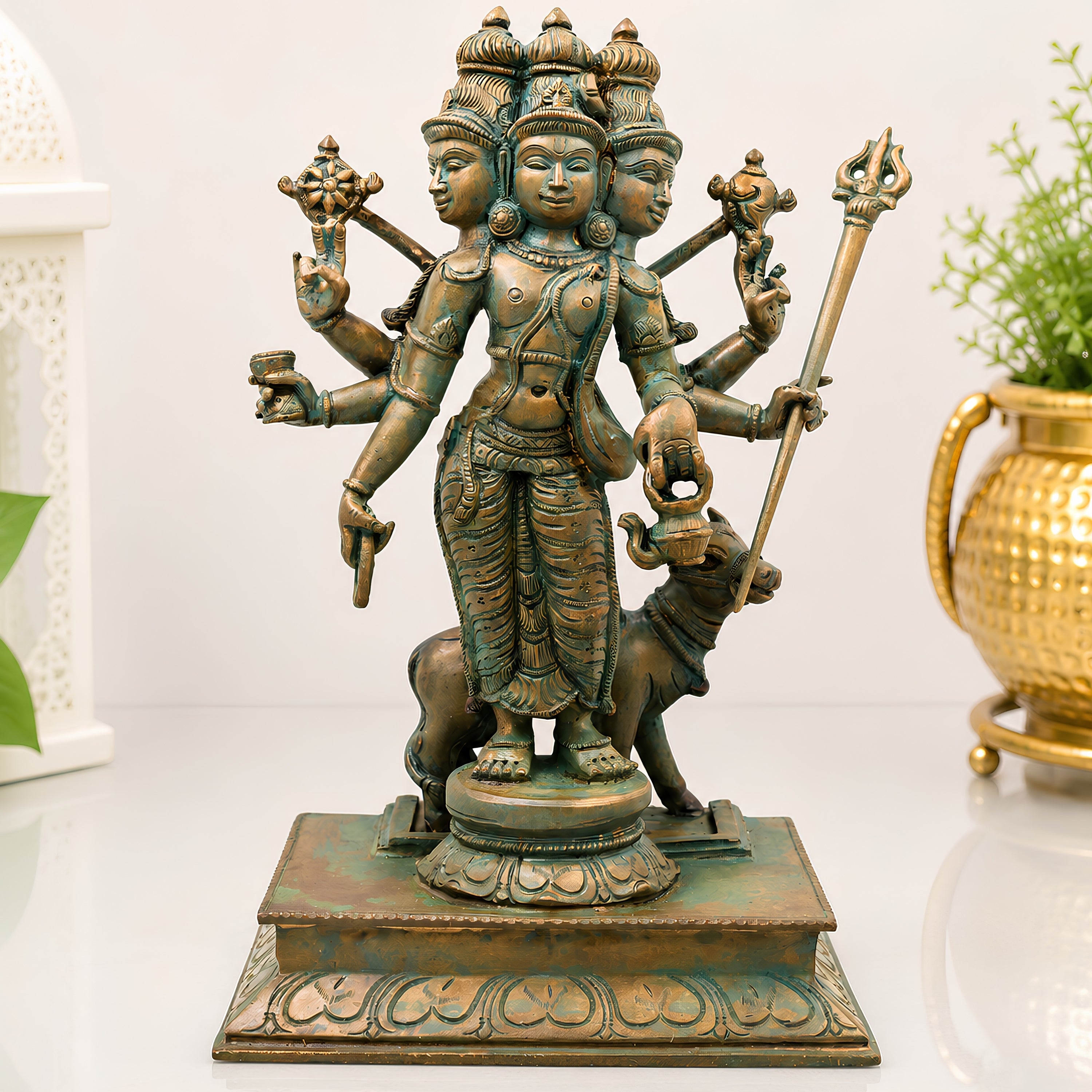 Bronze Bhagavan Dattatreya Idol