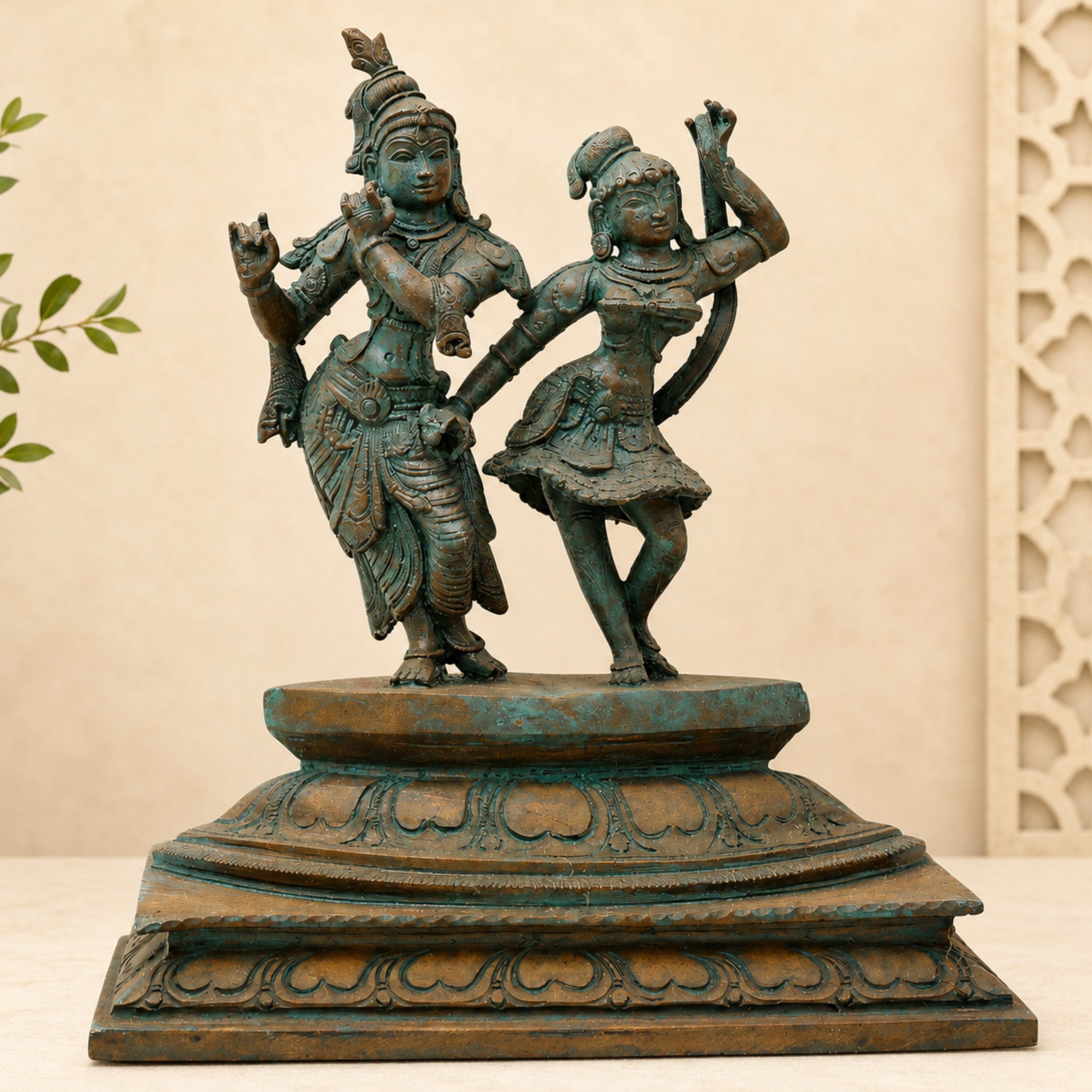  Bronze Radha Krishna 