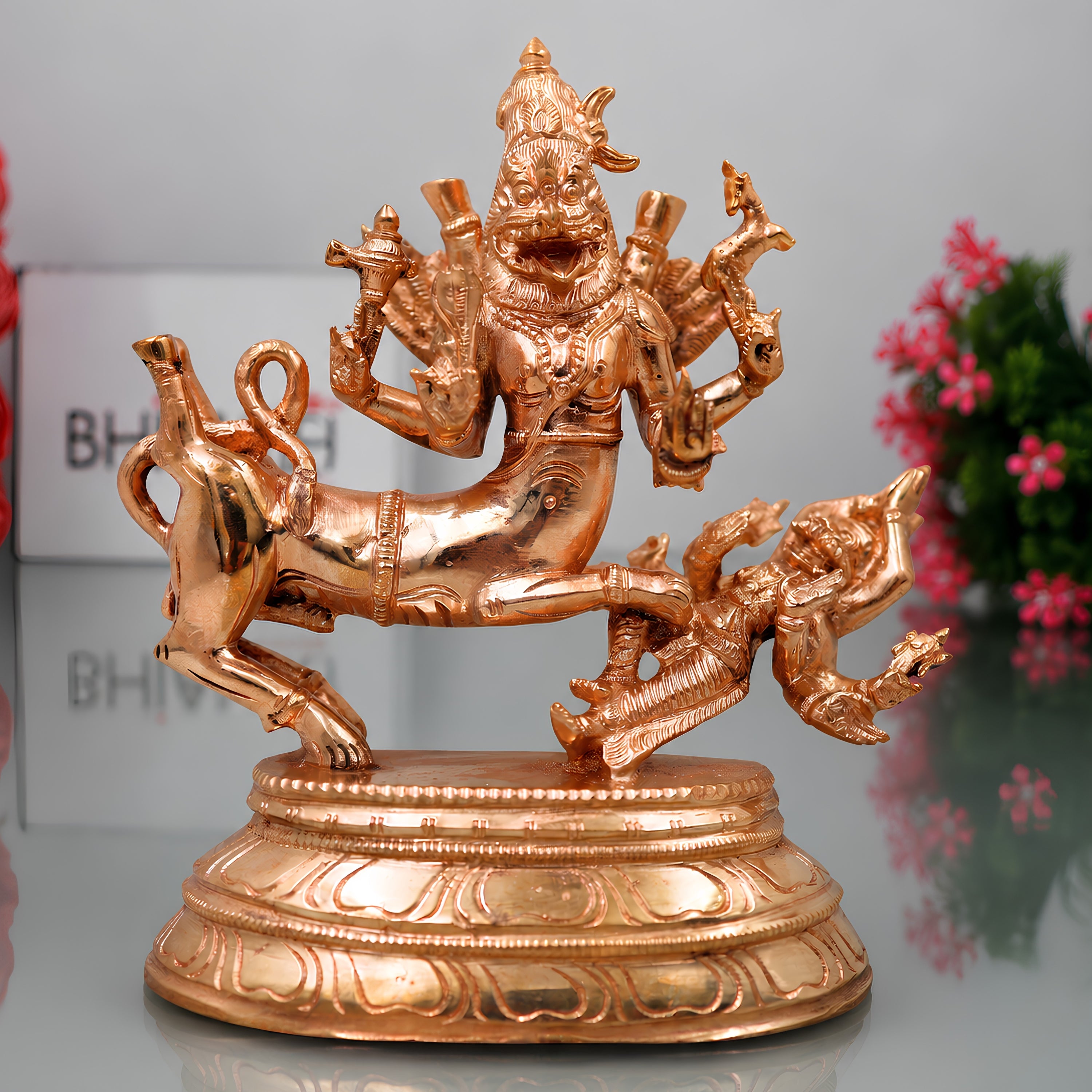 Bronze Sharabha Idol