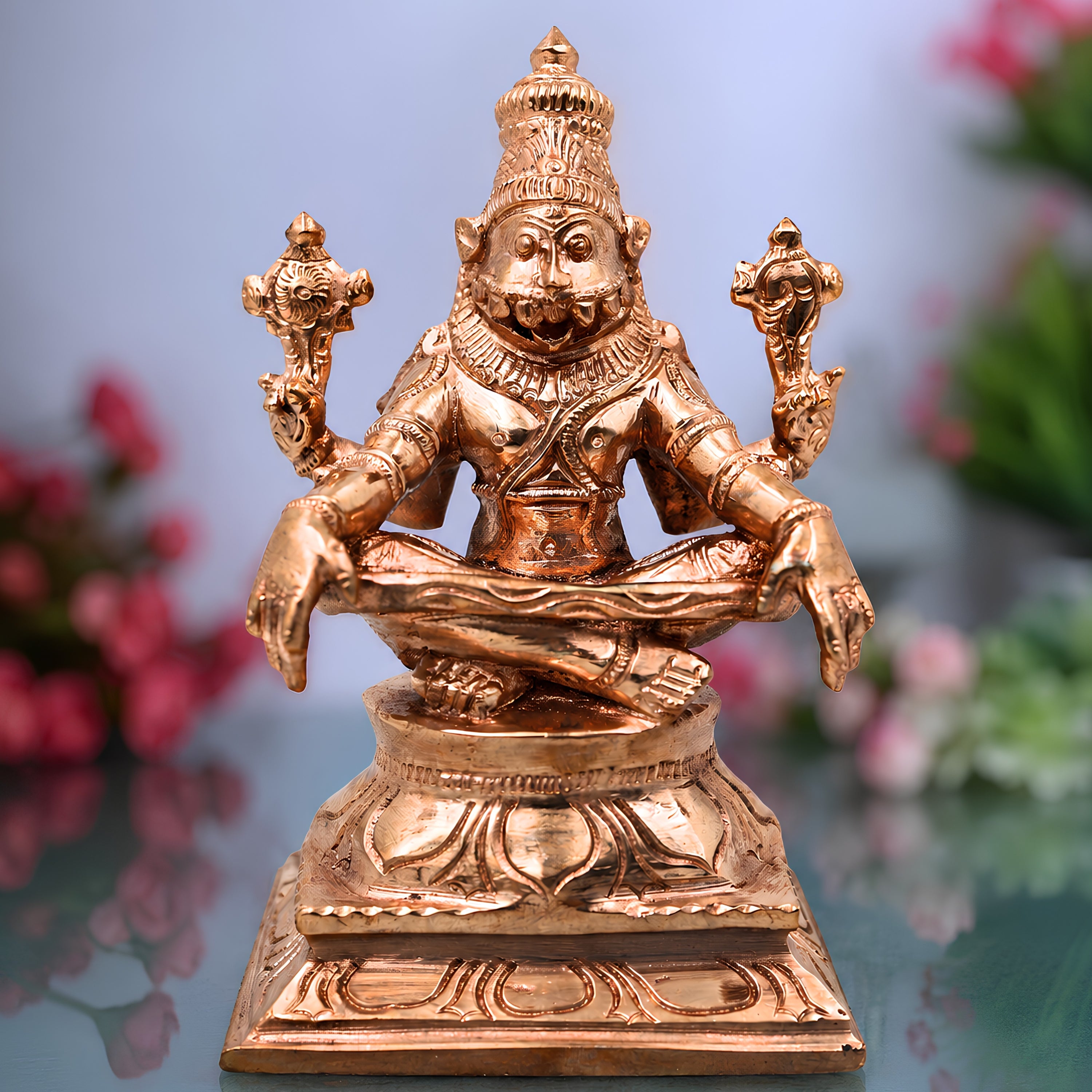 Bronze Yoga Narasimha