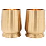 Handcrafted Brass Jug Glass Set for Ayurvedic Water Storage, Traditional Peetal Drinkware for Pooja, Home & Gifting, Gold, 4.5 Inch, 1 Piece