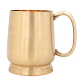 Handcrafted Brass Jug Glass, Pure Peetal Water Vessel for Pooja, Dining, Home Decor & Traditional Gifting, Gold, 4.5 Inch, 1 Piece