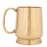 Handcrafted Brass Jug Glass, Pure Peetal Water Vessel for Pooja, Dining, Home Decor & Traditional Gifting, Gold, 4.5 Inch, 1 Piece