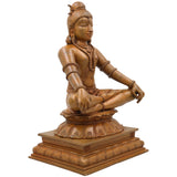 Bronze Shiva Idol Mahadev Murti Chola Handcrafted Traditional Statue for Pooja Home Decor Gifting, Gold, 13 Inch, 1 Piece