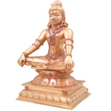 Bronze Shiva Idol Mahadev Murti Chola Handcrafted Traditional Statue for Pooja Home Decor Gifting, Gold, 13 Inch, 1 Piece