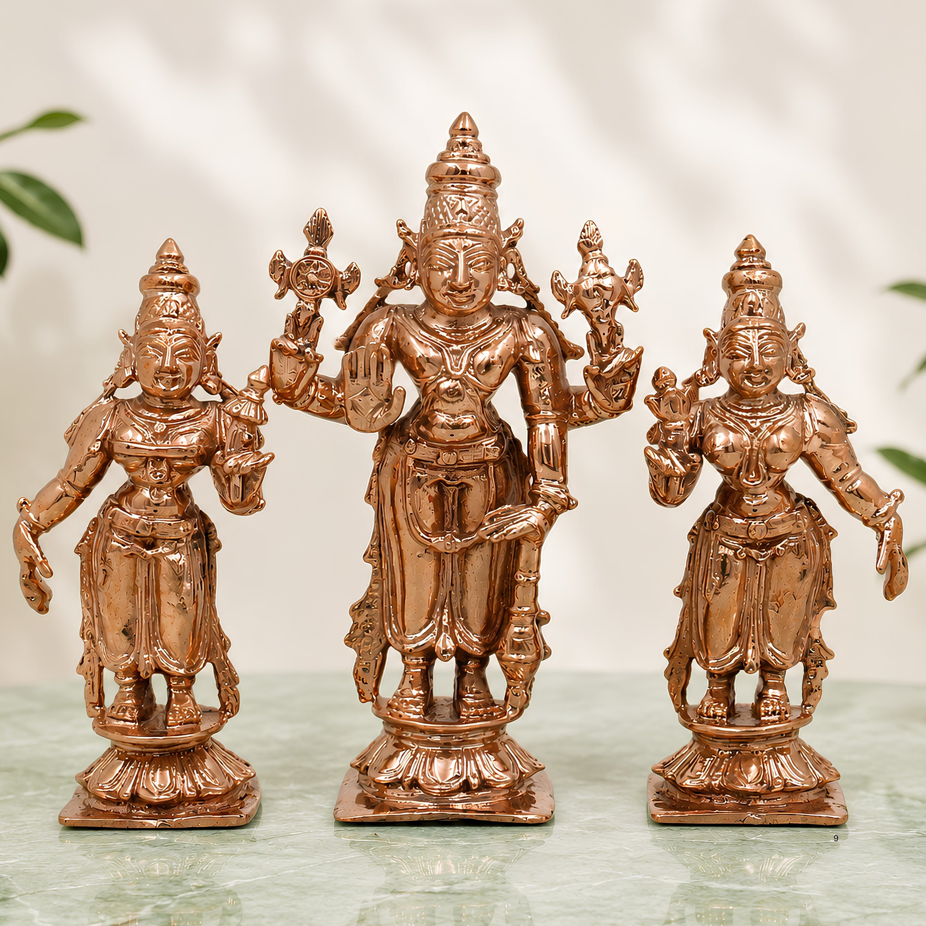 Vishnu Sri Devi &amp; Bhu devi Murti