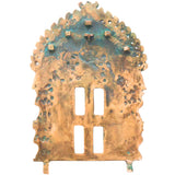 Bronze Prabhavali in Antique Finish Sacred Temple Arch for God Idol, Mandir Pooja, Home Decor & Gifting, Brown, 8 Inch, 1 Piece
