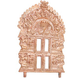 Bronze Prabhavali Sacred Temple Arch for God Idol, Mandir Pooja, Home Decor & Gifting, Gold, 8 Inch, 1 Piece