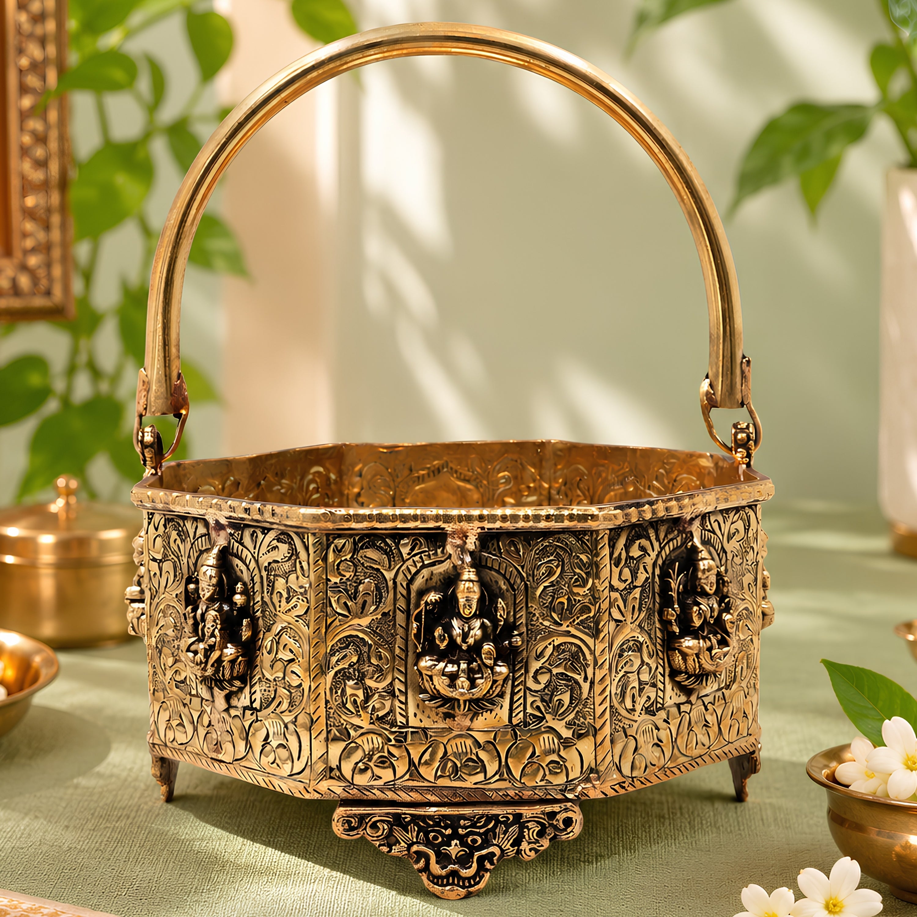  Astalakshmi flower pooja Basket