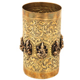 Ashta Lakshmi Brass Seru Measuring Bowl, Maha Lakshmi Pooja Vessel for Home Decor, Vastu & Gifting, Gold, 6.5 Inch, 1 Piece
