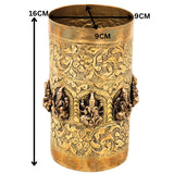 Ashta Lakshmi Brass Seru Measuring Bowl, Maha Lakshmi Pooja Vessel for Home Decor, Vastu & Gifting, Gold, 6.5 Inch, 1 Piece