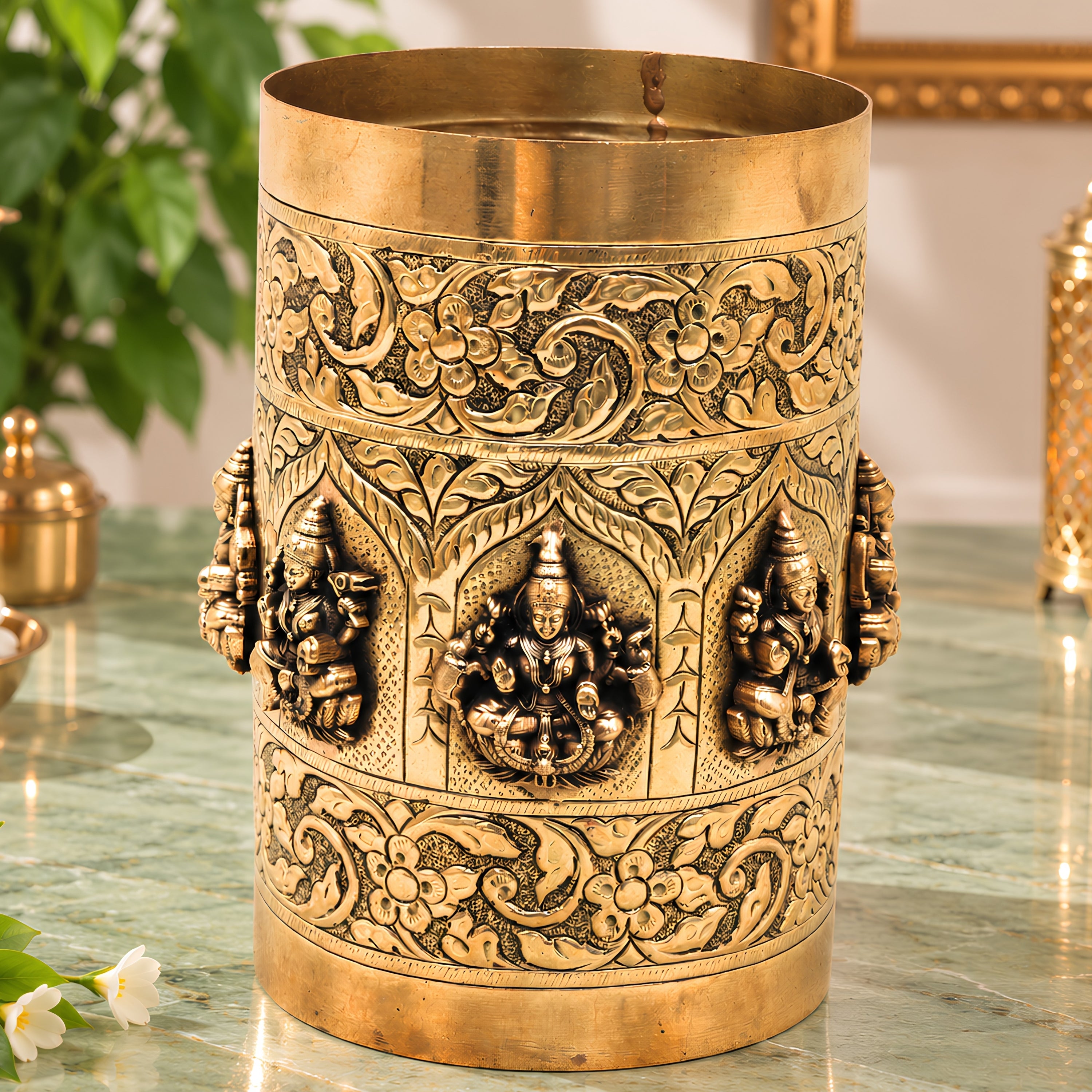  Asta Lakshmi measuring pooja pot