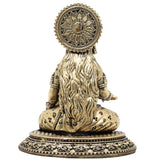 Brass Annapurna Devi Idol, Handcrafted Annapoorna Murti for Pooja, Home Decor & Gifting, Gold, 4 Inch, 1 Piece
