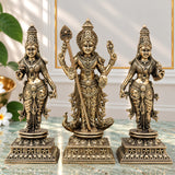 Brass Murugan with Valli Devasena Idol