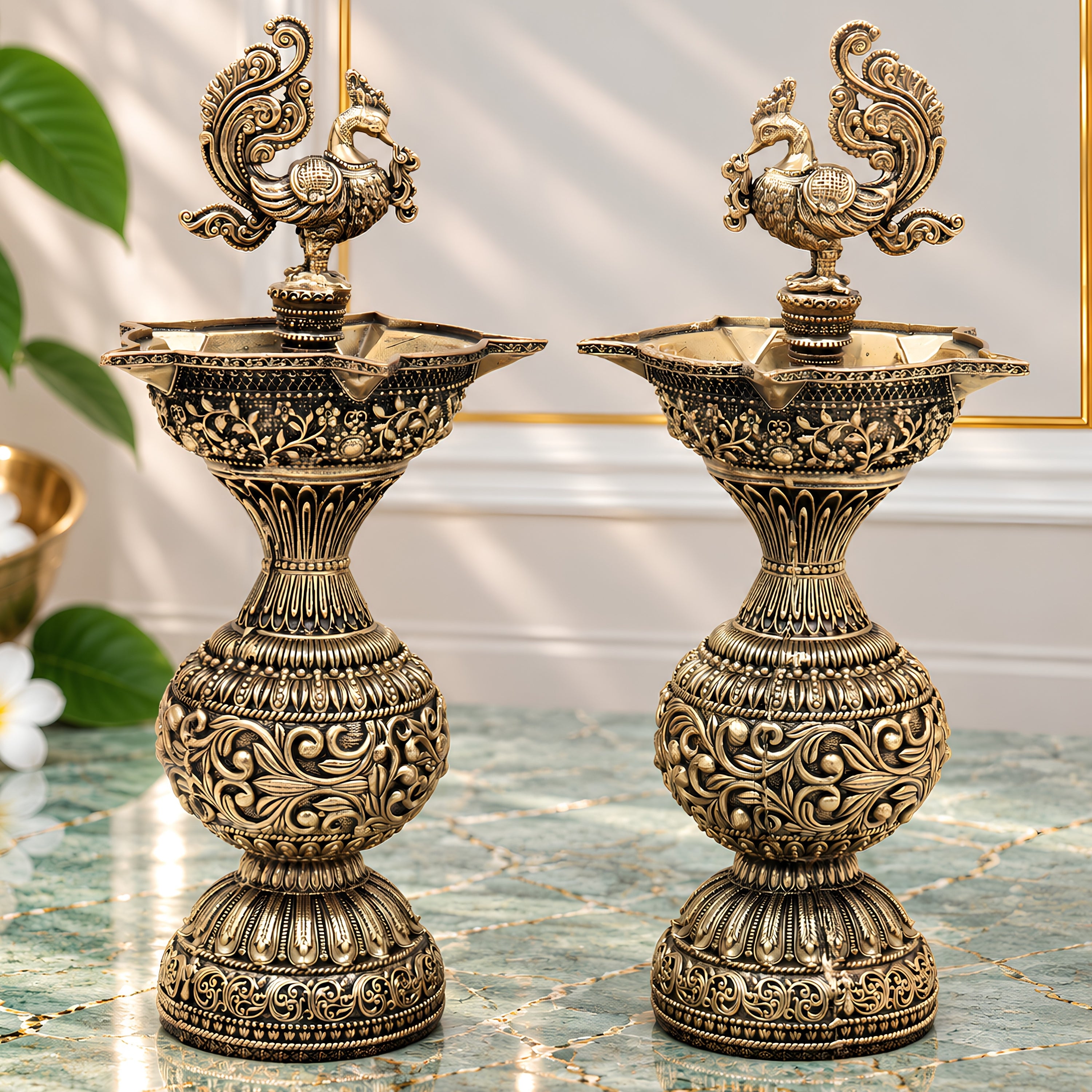 Brass Diya Lamp