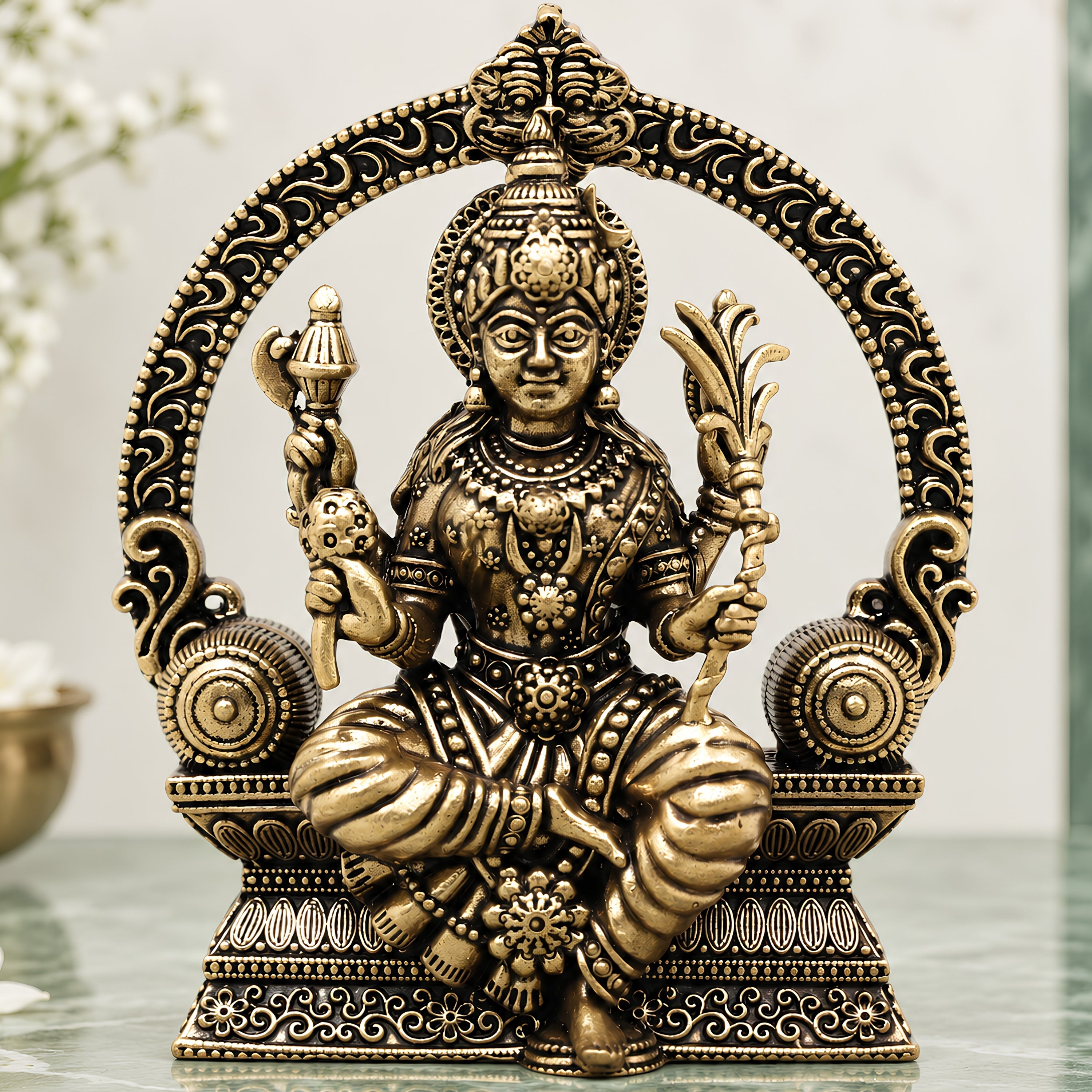 Brass Rajarajeshwari Idol