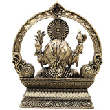 Brass Rajarajeshwari Idol, Handmade Rajarajeshwari Devi Murti, Traditional Brass Shakti Statue for Pooja, Temple &amp; Home, Gold, 6 Inch, 1 Piece