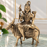 Brass Shiva Nandi Idol