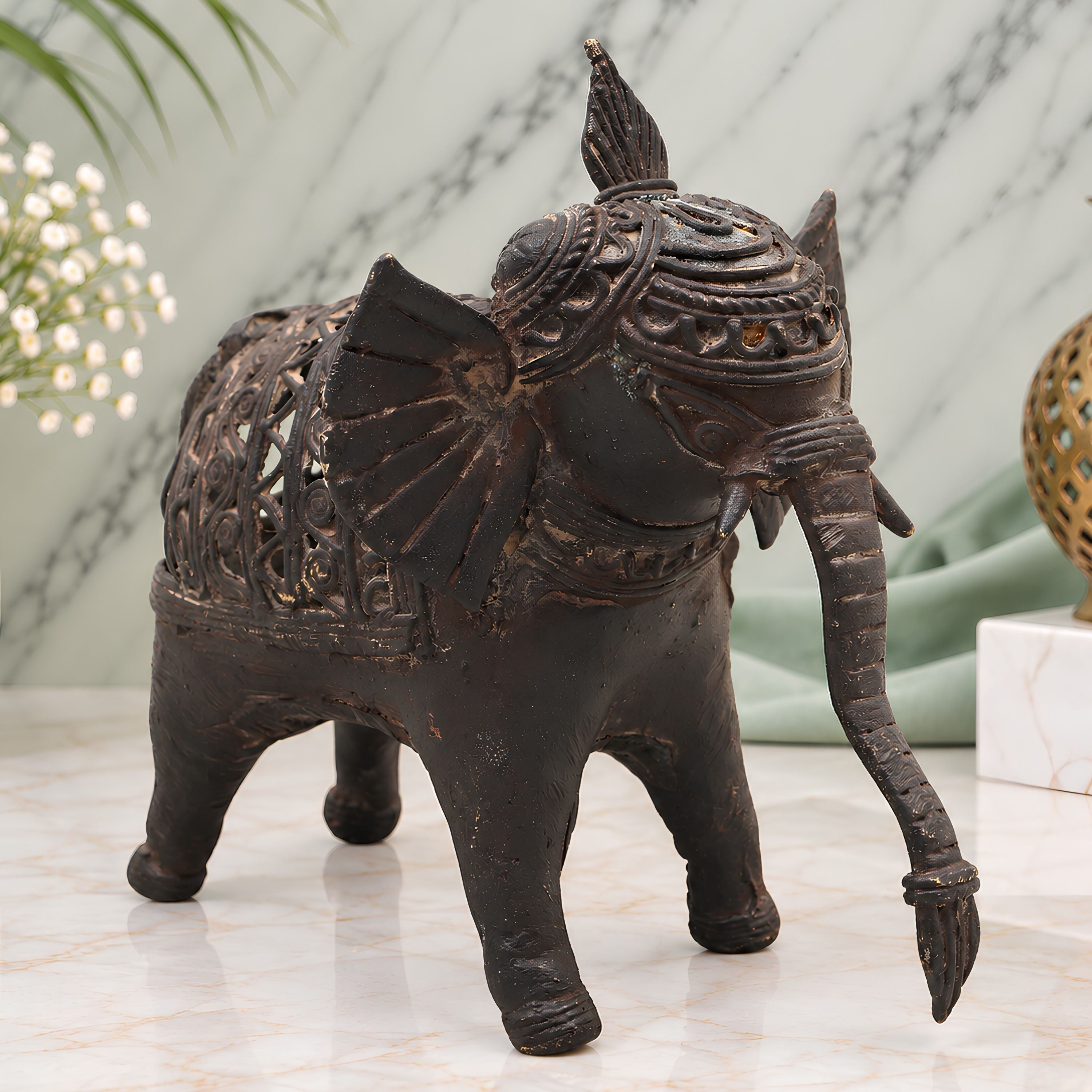 Tribal art Elephant Sculpture