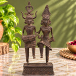 Tribal art Dancing Couple Sculpture