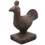Brass Dhokra Peacock Sculpture, Bastar Tribal Art, 4 Inch