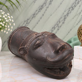 Tribal art Lion Headed Hand Armour/Gauntlet Sculpture