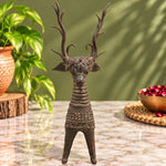  Tribal art Deer Sculpture