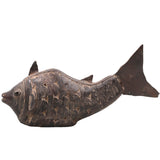 Brass Dhokra Art Fish Sculpture, Bastar Tribal Art, 5 Inch