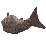 Brass Dhokra Art Fish Sculpture, Bastar Tribal Art, 5 Inch